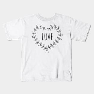 Heart Love Beautiful Kids T-Shirt